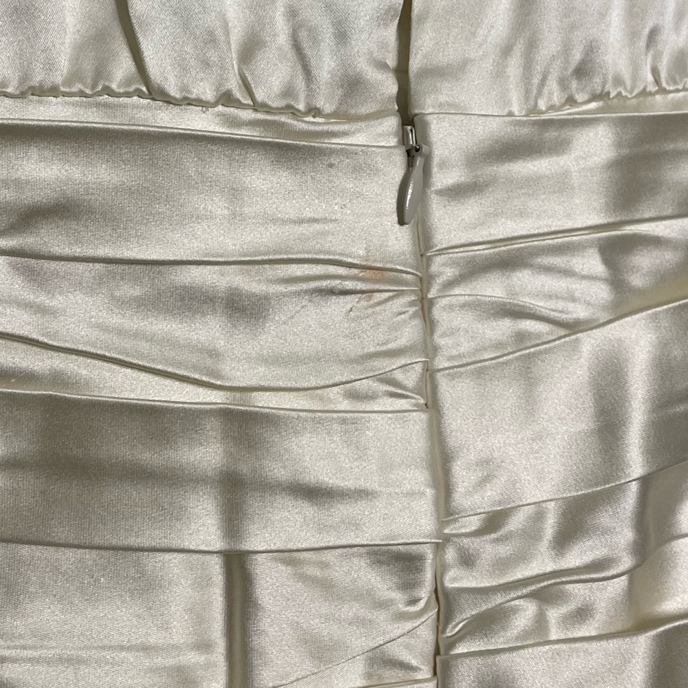 Reformation Esmee Silk Dress Ivory - Picture 11 of 14